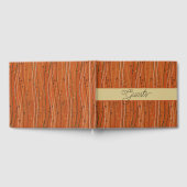 Wavy Red Stripes: moderne Japanse Abstracte kunst Gastenboek (Volledig)