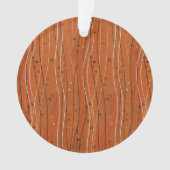 Wavy Red Stripes: moderne Japanse Abstracte kunst Ornament (voorkant)