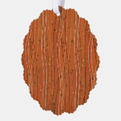 Wavy Red Stripes: moderne Japanse Abstracte kunst Ornament Kaart (Links)