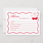 Wavy Rode Valentijnse Vrijgezellenfeest Advies Kaa Kaart (Voorkant)