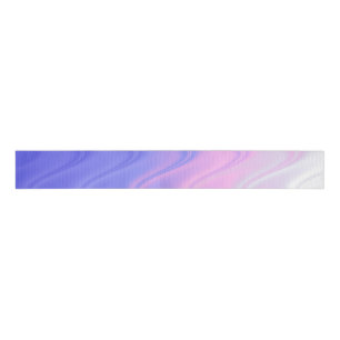Wavy Roze Paarse Abstract Grosgrain Lint