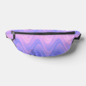 Wavy Roze Paarse Abstract Heuptasje (Liggend)