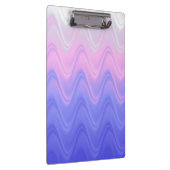 Wavy Roze Paarse Abstract Klembord (Rechts)