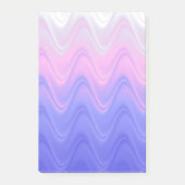 Wavy Roze Paarse Abstract Post-it® Notes (Voorkant)