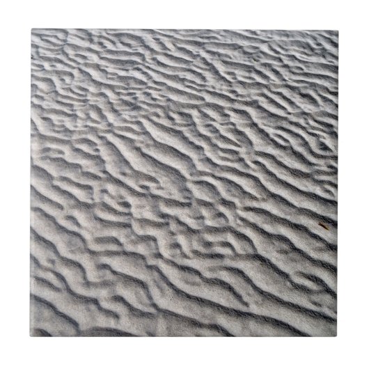 Wavy Sand textuur Tegeltje (Voorkant)