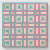 Wavy Square Sandstone Onderzetters (Voorkant)