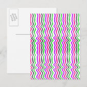 Wavy Stripe 2014 Briefkaart (Voorkant / Achterkant)