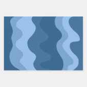 Wavy Stripe Colorful Retro Earthy Gift Inpakpapier Vel (Voorkant 3)