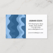 Wavy Stripes Bedankt voor uw bestelling Winkelen Visitekaartje (Achterkant)