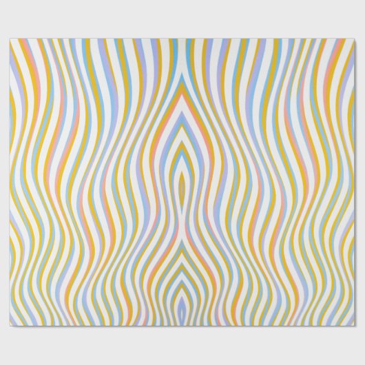 Wavy Stripes Cadeaupapier (Vlak)