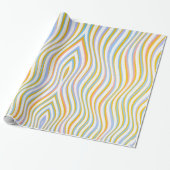 Wavy Stripes Cadeaupapier (Uitgerold)