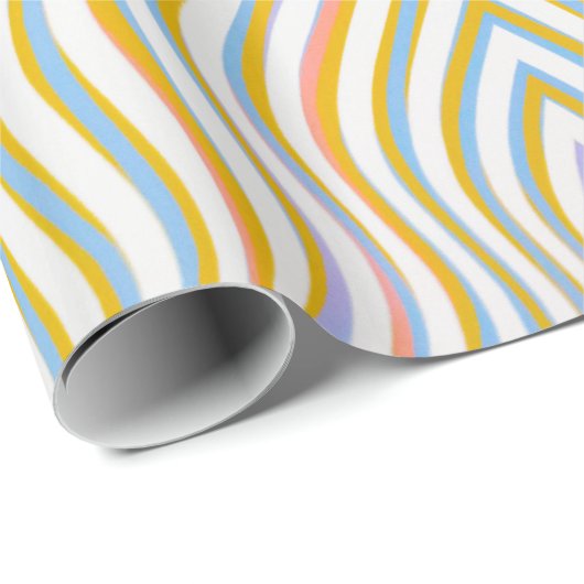 Wavy Stripes Cadeaupapier (Rol Hoek)