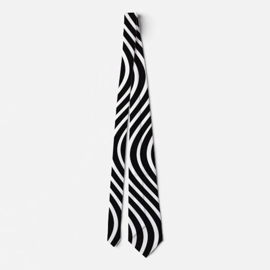 Wavy Stripes Stropdas (Achterkant)