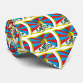 Wavy Tibet Flag Stropdas (Opgerold)