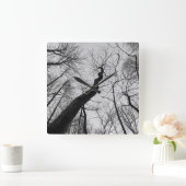 Wavy_Tree_Clock Vierkante Klok (Huis)