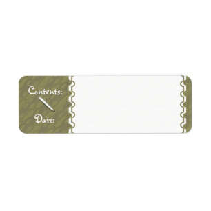 Wavy U Pick-labels voor kleur/voedsel en opslag Etiket