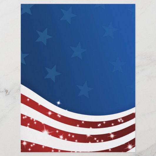 Wavy USA/SAD vlag, sterren, sochi spelletjes (Voorkant)