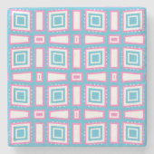 Wavy vierkante marmeren Onderzetters (Voorkant)