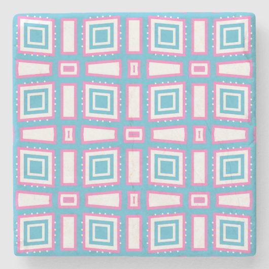 Wavy vierkante marmeren Onderzetters (Voorkant)