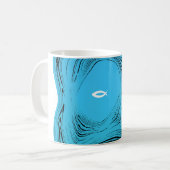 Wavy Waters Jesus Fish Koffiemok (Voorkant links)