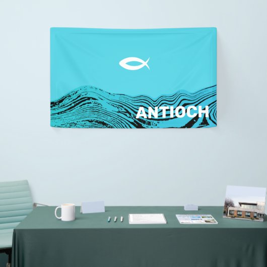 Wavy Waters Jesus Fish Spandoek (Beurs)