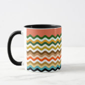 Wavy Zigzag Multicolor Pattern Mok (Links)