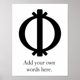 Wawa Aba   Symbool van de stevigheid en de veerkra Poster