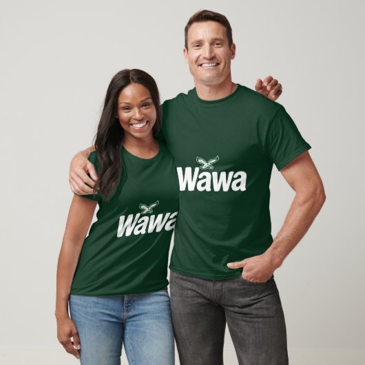 Wawa Eagles Logo (wit) T-shirt (Unisex)