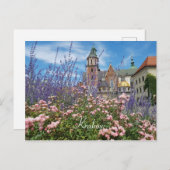 Wawel Castle, Europa, Polen, Krakow Briefkaart (Voorkant / Achterkant)