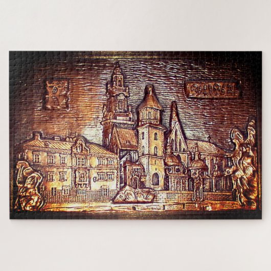 WAWEL CASTLE KRAKOW POLAND 7 LEGPUZZEL (Horizontaal)