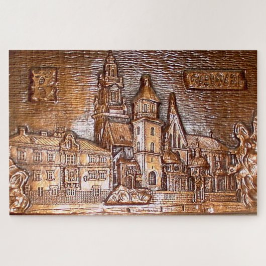 WAWEL CASTLE KRAKOW POLAND LEGPUZZEL (Horizontaal)