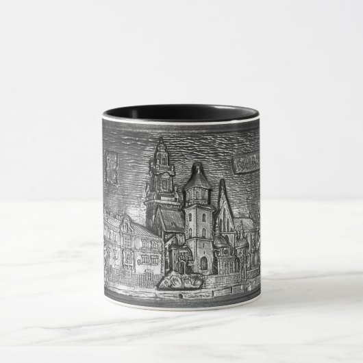 WAWEL CASTLE KRAKOW POLAND PEWTER MOK (Midden)