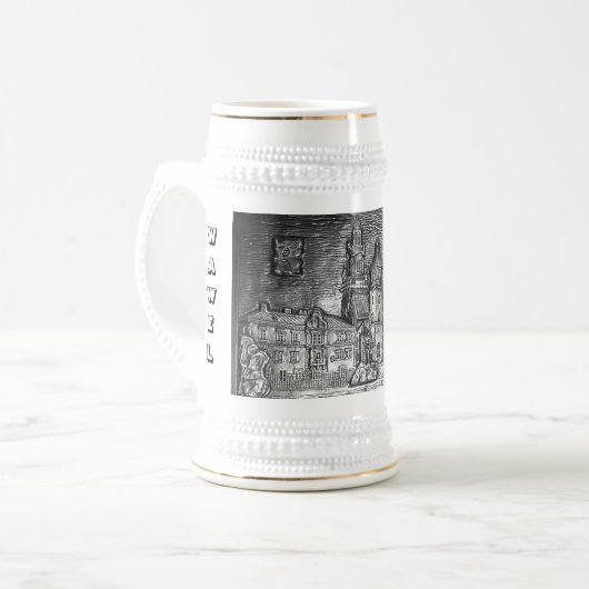 WAWEL CASTLE KRAKOW POLAND PEWTER MOK (Voorkant links)