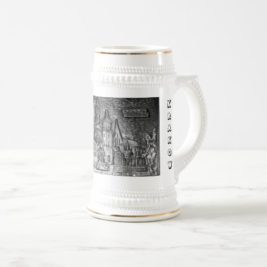 WAWEL CASTLE KRAKOW POLAND PEWTER MOK (Voorkant rechts)