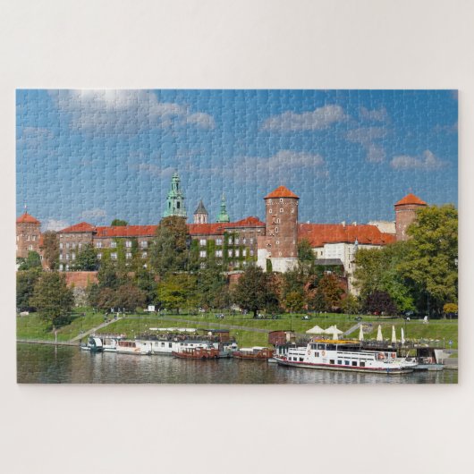 Wawel Castle Riverside Uitzicht Legpuzzel (Horizontaal)