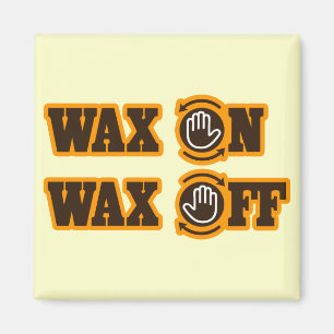 Wax aan - Wax uit Magneet