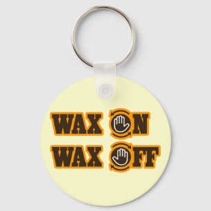 Wax aan - Wax uit Sleutelhanger