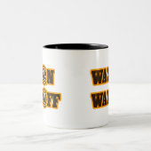 Wax aan - Wax uit Tweekleurige Koffiemok (Center)