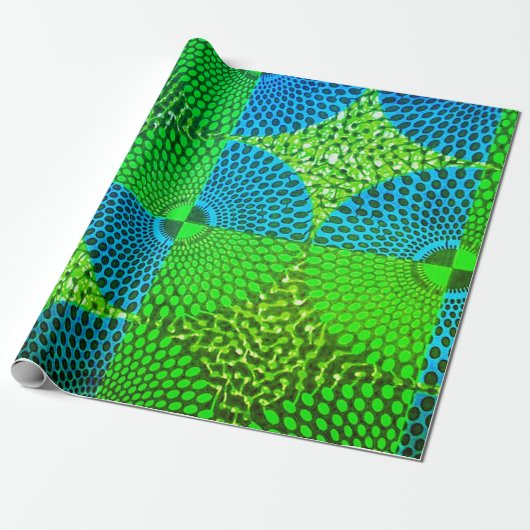 Wax African Cadeaupapier (Uitgerold)