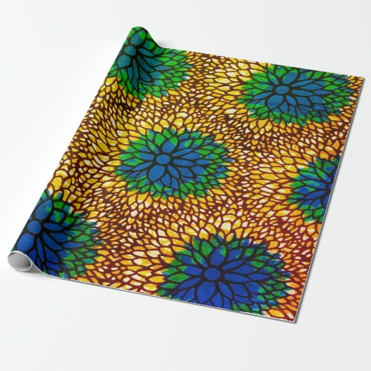 Wax African Cadeaupapier (Uitgerold)