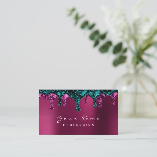 Wax Epilatie Roze ontharingsnagels Blauwgroen Bour Visitekaartje (Staand voorkant)