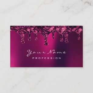 Wax Epilation Pink Depilation Nails Red Burgundy Visitekaartje