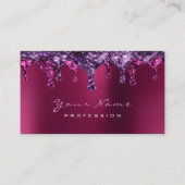 Wax Epilation roze Depilation Violet Pink Bordeaux Visitekaartje (Voorkant)