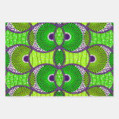 Wax Green African Cadeaupapier. Inpakpapier Vel (Voorkant 3)