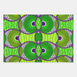 Wax Green African Cadeaupapier. Inpakpapier Vel