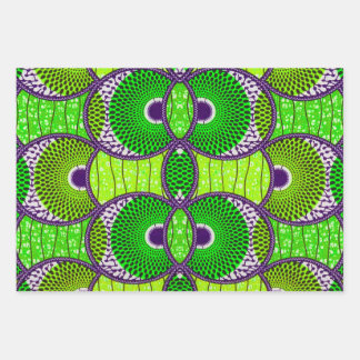 Wax Green African Cadeaupapier. Inpakpapier Vel