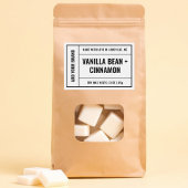 Wax Melt Minimalist Modern 3x2" Label Voedselcontainer Etiket