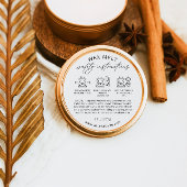 Wax Melt Waarschuwing Label Wax Warmer Zorg Instru