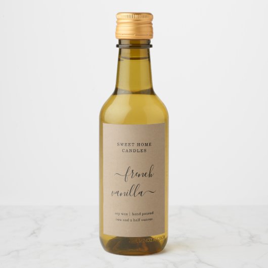 Wax Melts Label 3x2-inch Kraft Background Sticker (Voorkant)