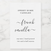 Wax Melts Label 3x2-inch Sticker (Enkel label)